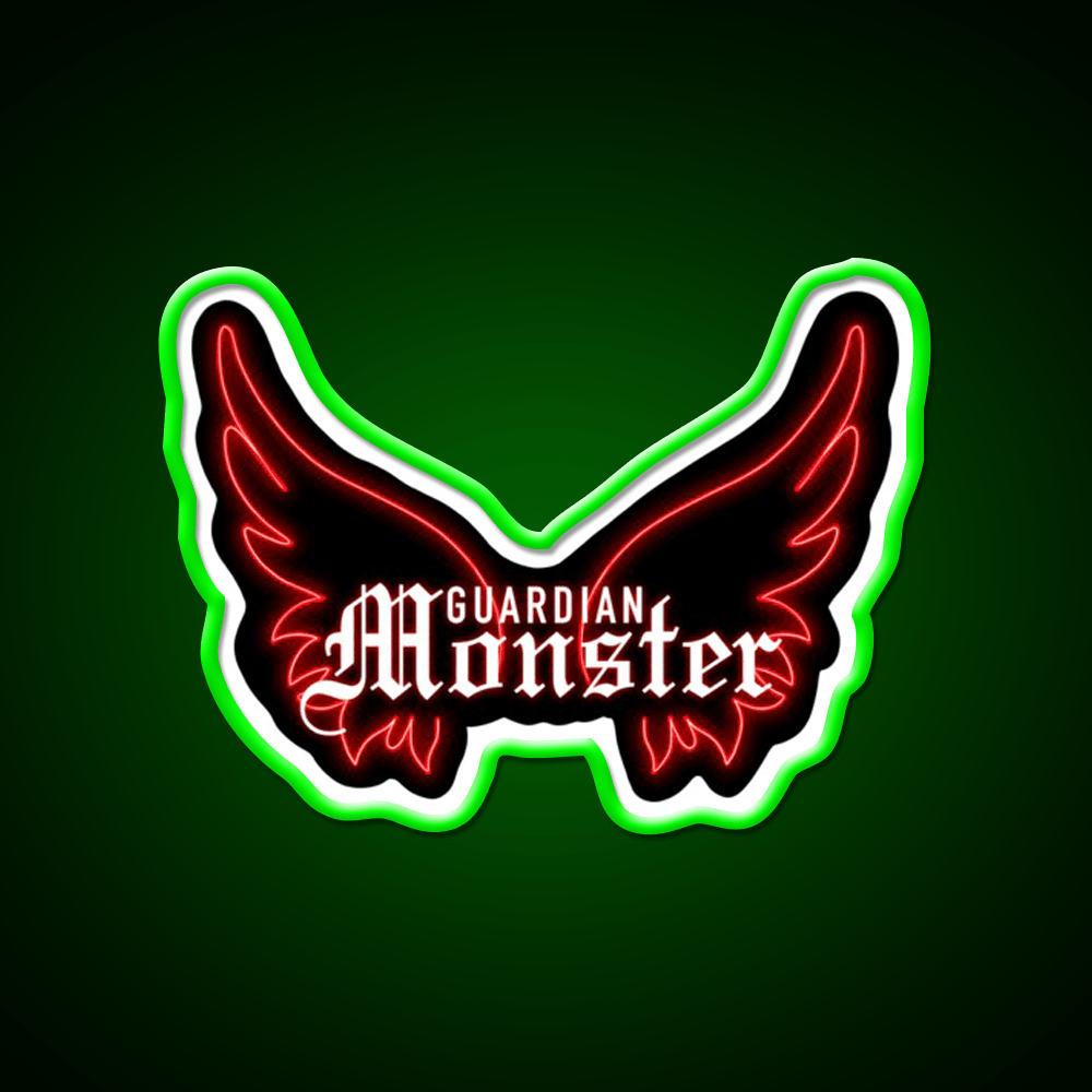 Guardian Monster Welcome Led Neon Sign Open Sign Rgb Color - Shineneon