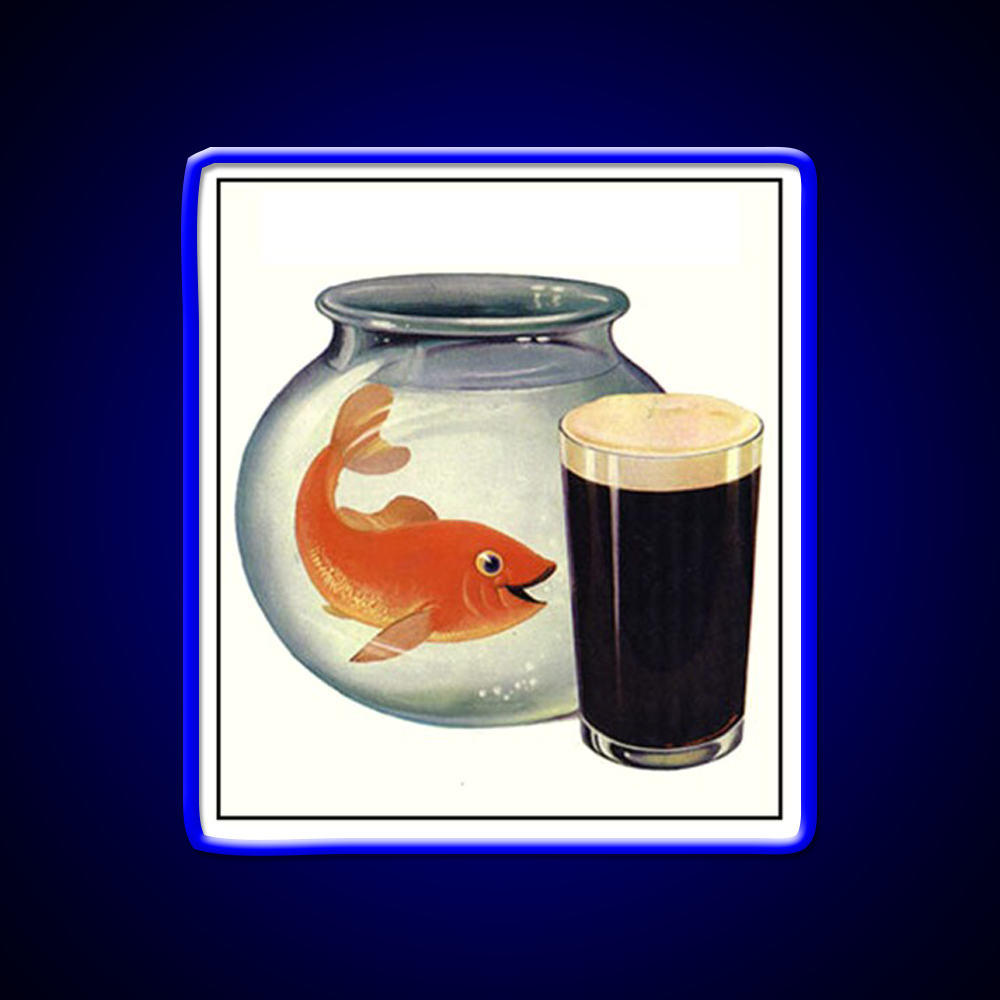 Guinness Drink Like A Fish Beer Bar Decor Led Neon Sign Rgb Color - LED neon sign view 5