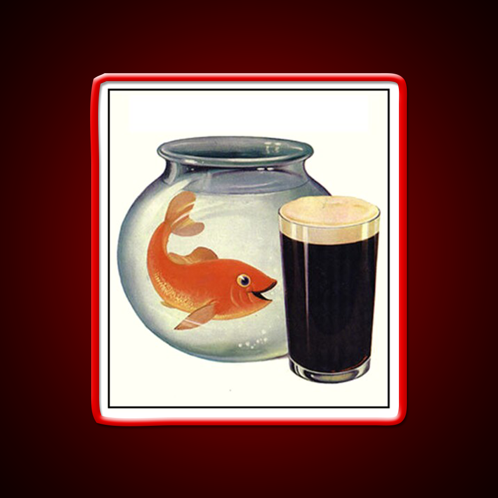 Guinness Drink Like A Fish Beer Bar Decor Led Neon Sign Rgb Color - LED neon sign view 10
