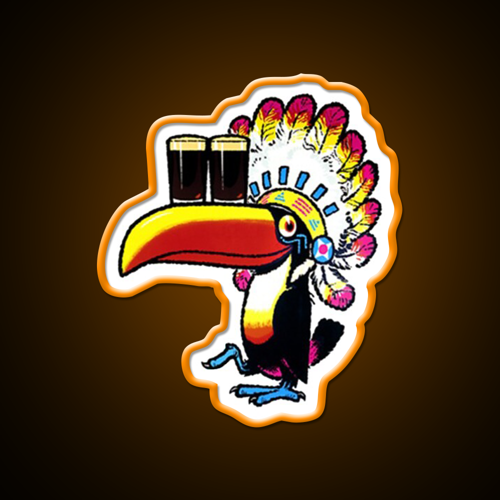 Guinness Toucan Chief Beer Bar Decor Led Neon Sign Rgb Color - LED neon sign view 6
