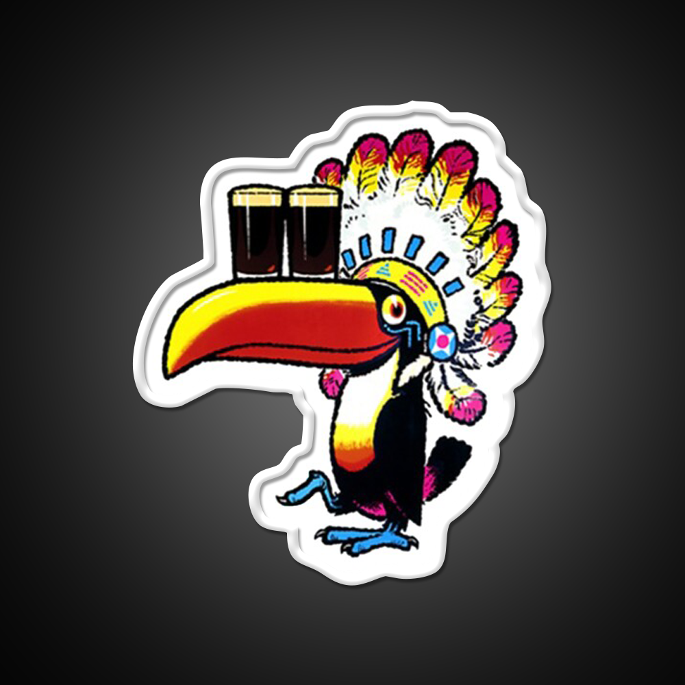 Guinness Toucan Chief Beer Bar Decor Led Neon Sign Rgb Color - LED neon sign view 11