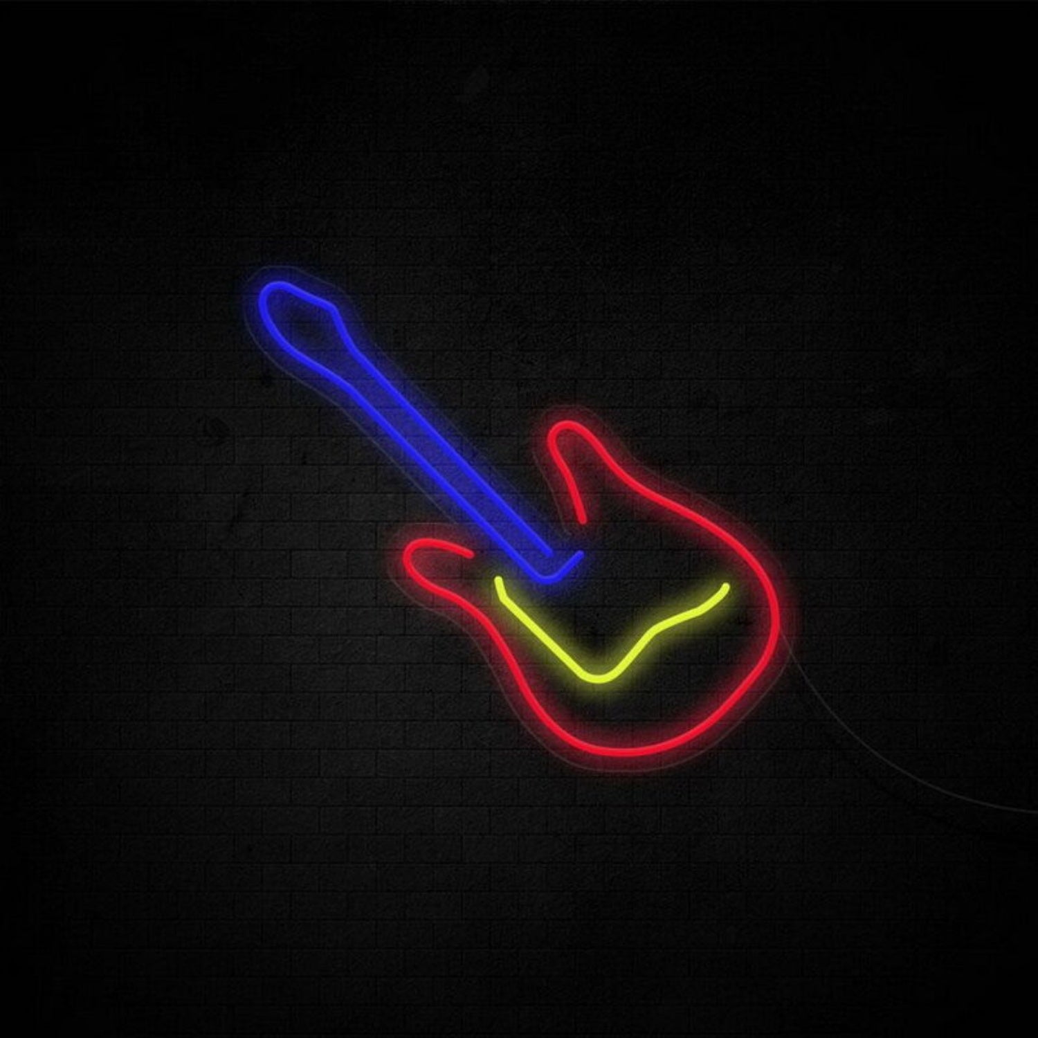 Guitar Led Neon Sign Ideal For Music Lovers | Shineneon