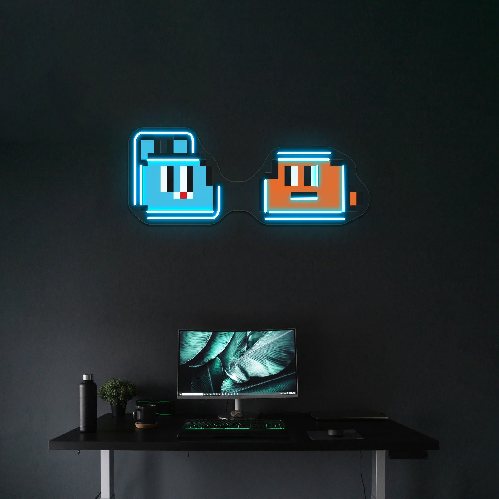 Gumball Machine Head Gouache Painting Artwork Large Neon Signs - LED neon sign view 13