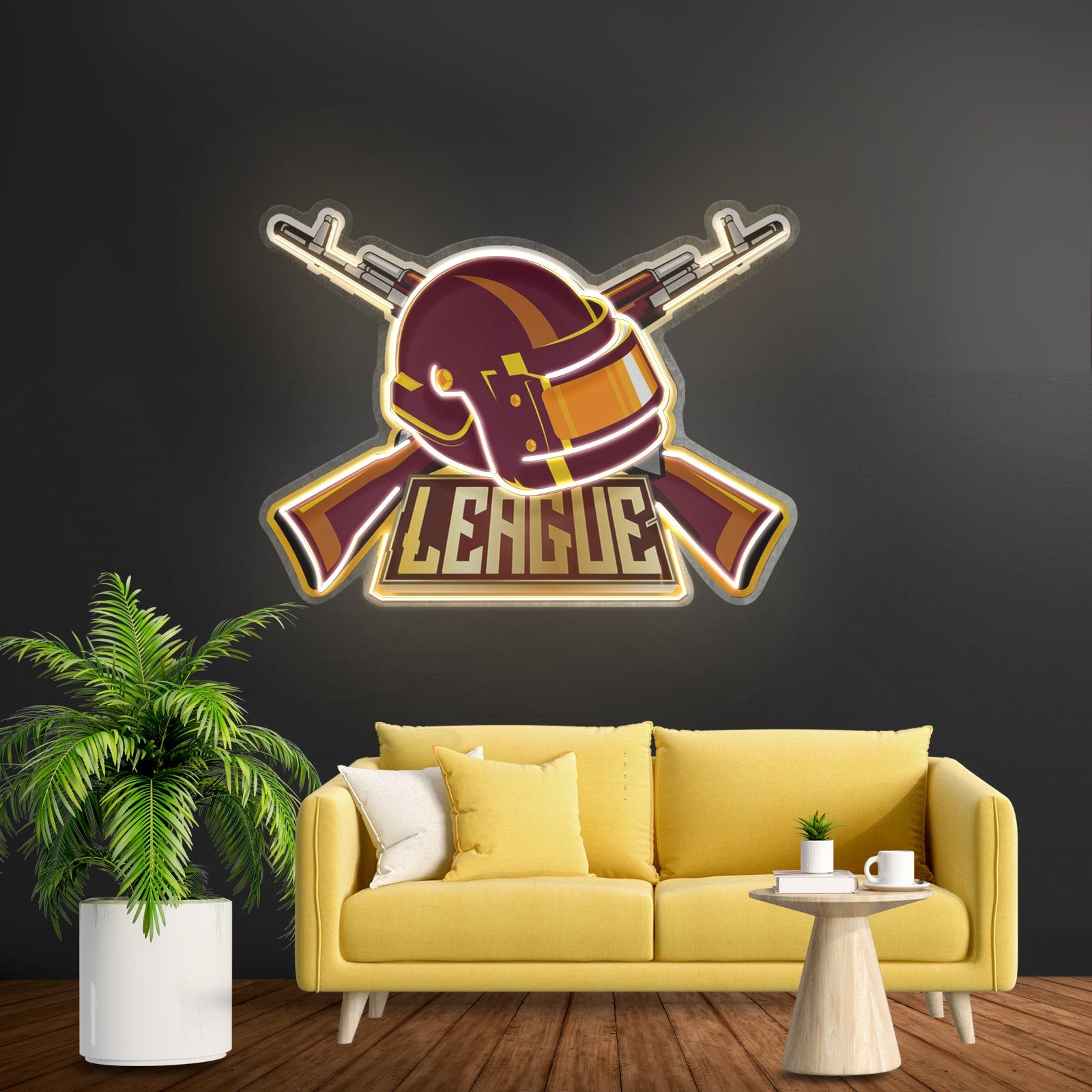 Gun And Hat Led Neon Sign Light Custom Led Signs - Shineneon