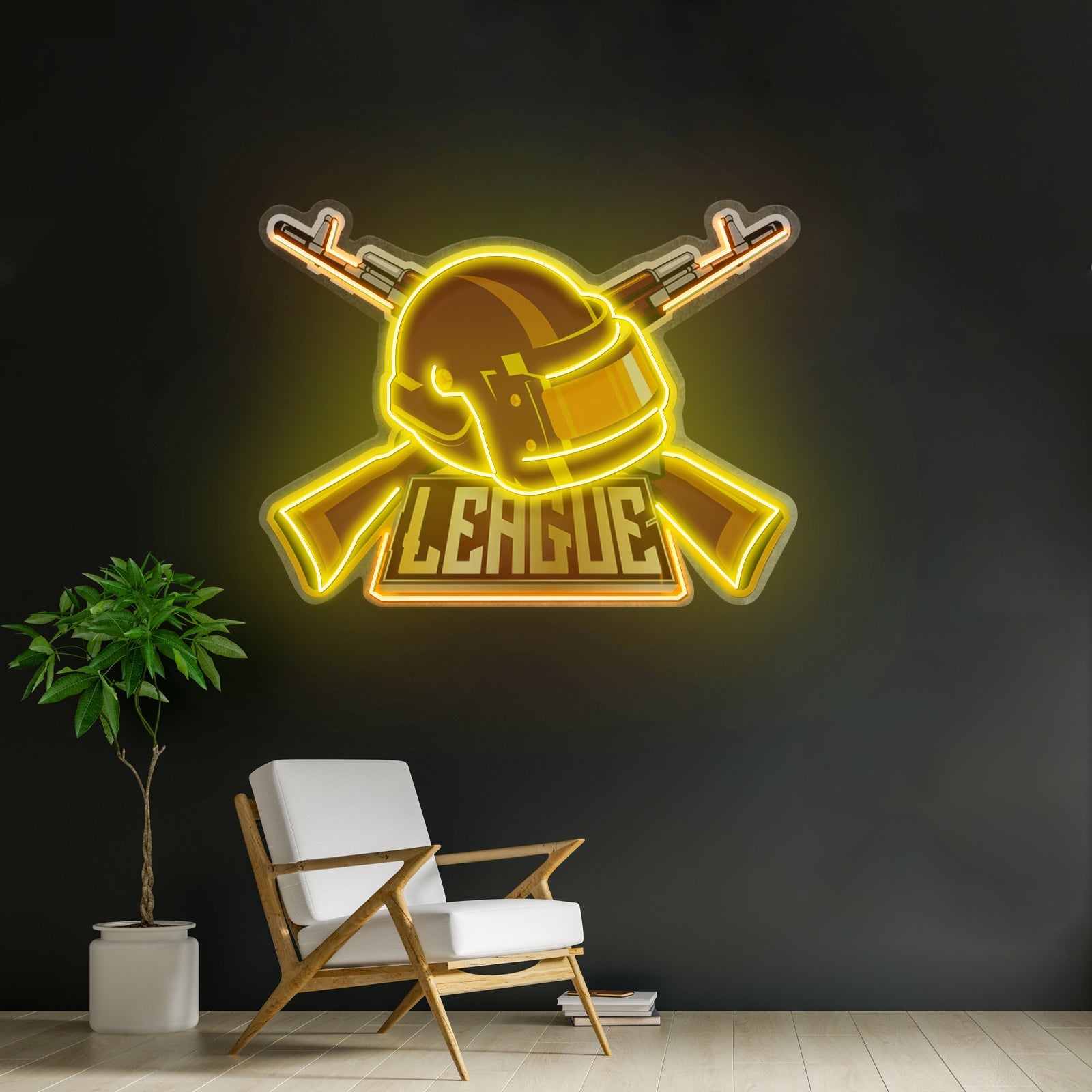 Gun And Hat Led Neon Sign Light Custom Led Signs - Shineneon