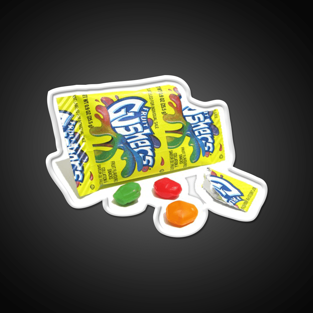 Gushers Snack Food Led Neon Sign Rgb Color - Shineneon
