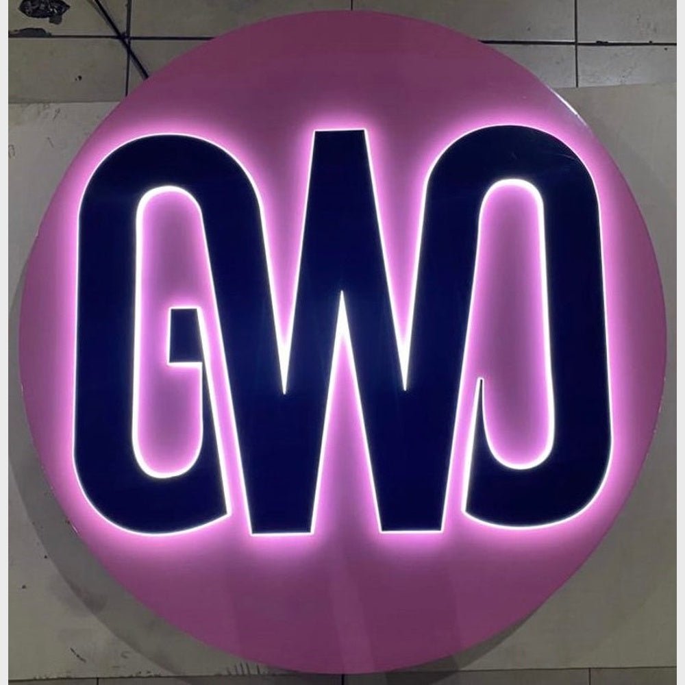 Gwo 3D Backlit Channel Letters Led Light Sign - Shineneon