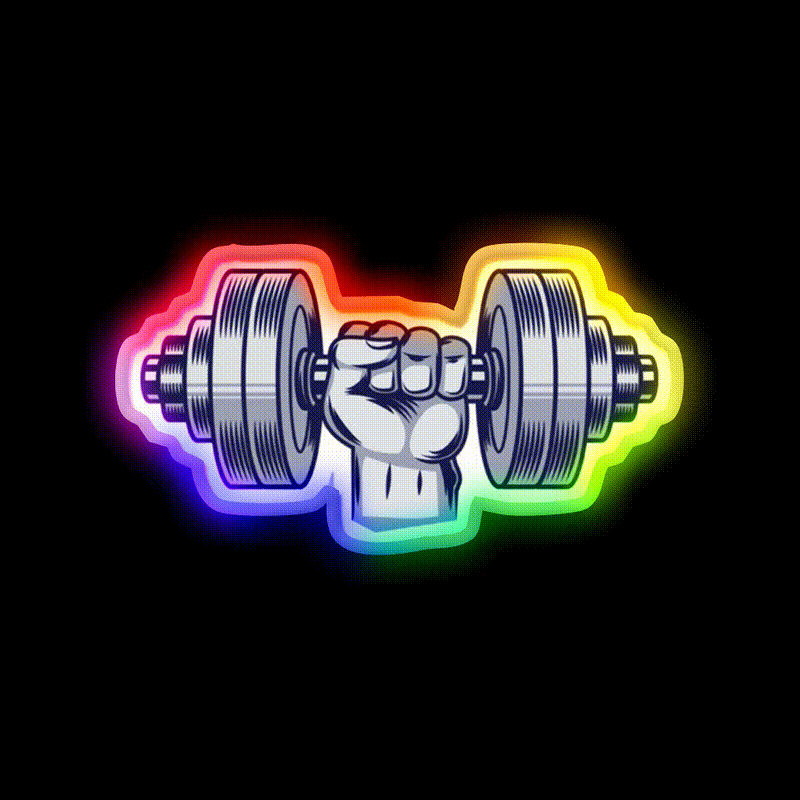 Gym 005 Gym Fitness Led Neon Sign Rgb Color