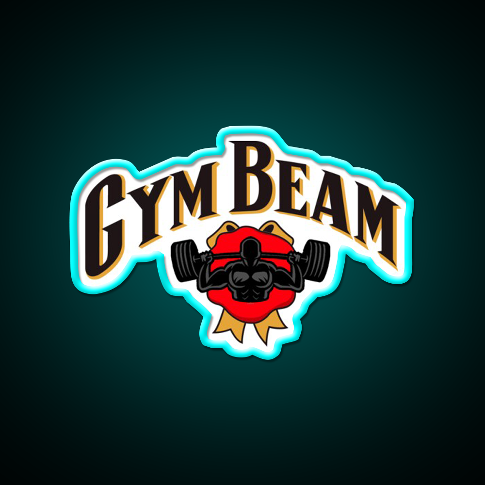 Gym Beam Whiskey Drink Bar Led Neon Sign Rgb Color