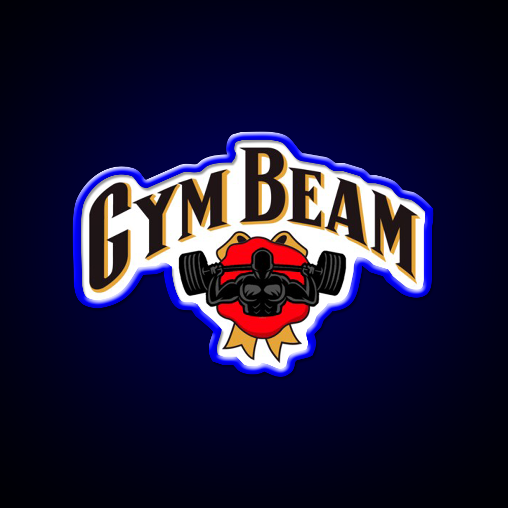 Gym Beam Whiskey Drink Bar Led Neon Sign Rgb Color