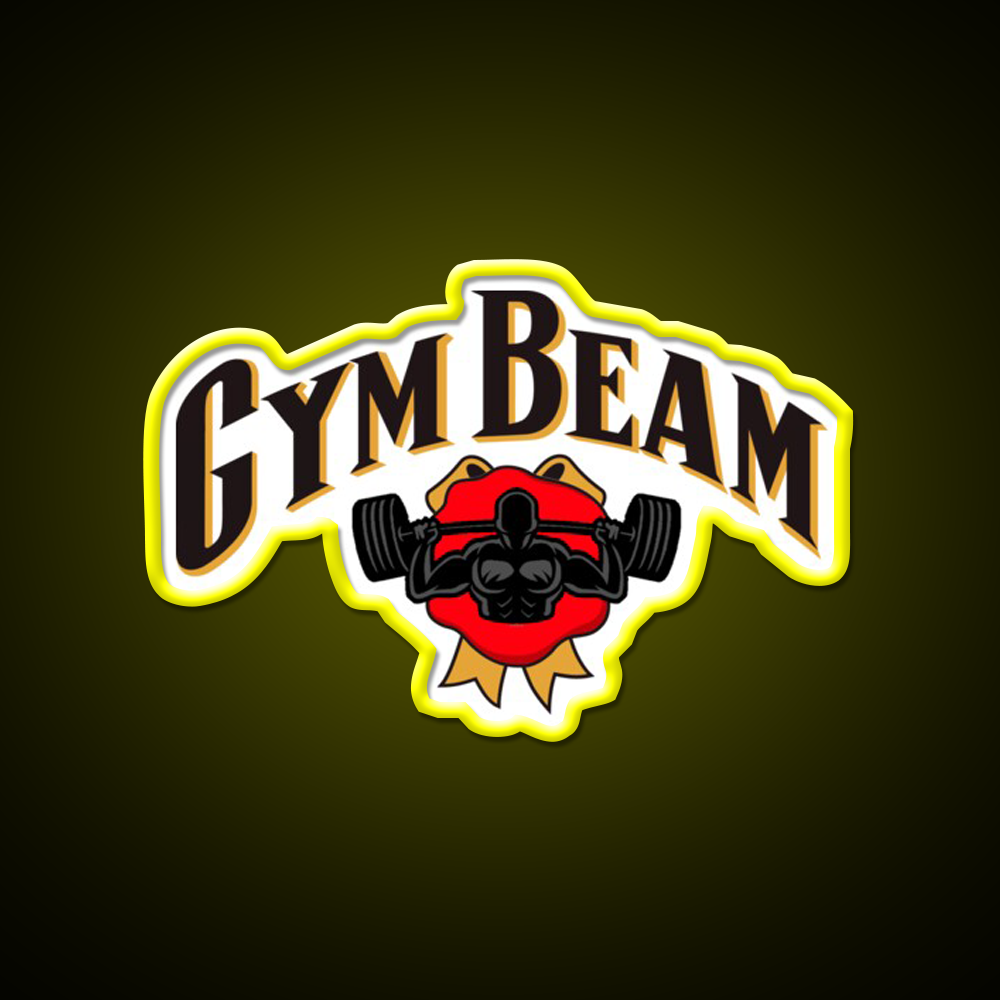 Gym Beam Whiskey Drink Bar Led Neon Sign Rgb Color