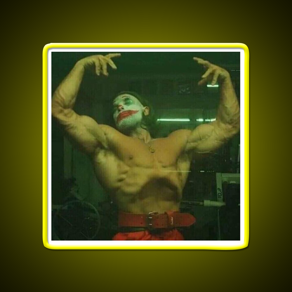 Gym Joker Gym Fitness Led Neon Sign Rgb Color