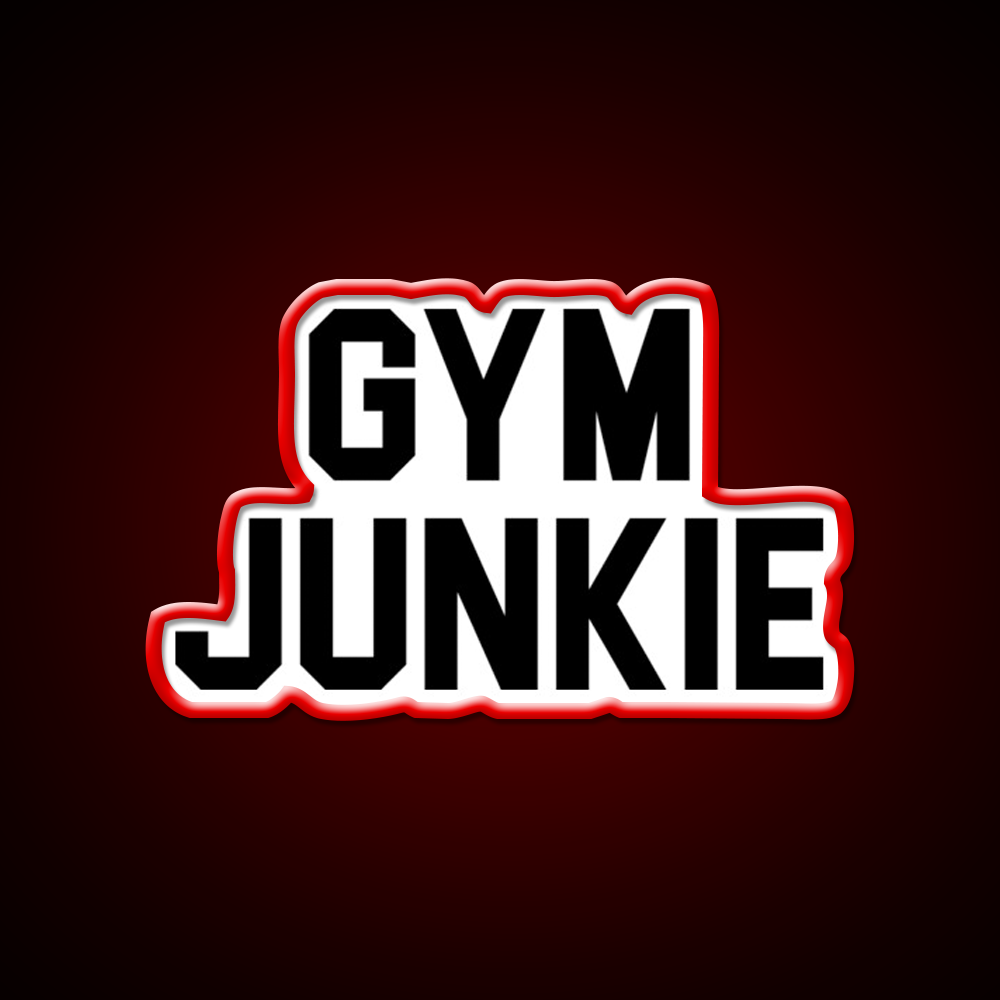 Gym Junkie Gym Fitness Led Neon Sign Rgb Color