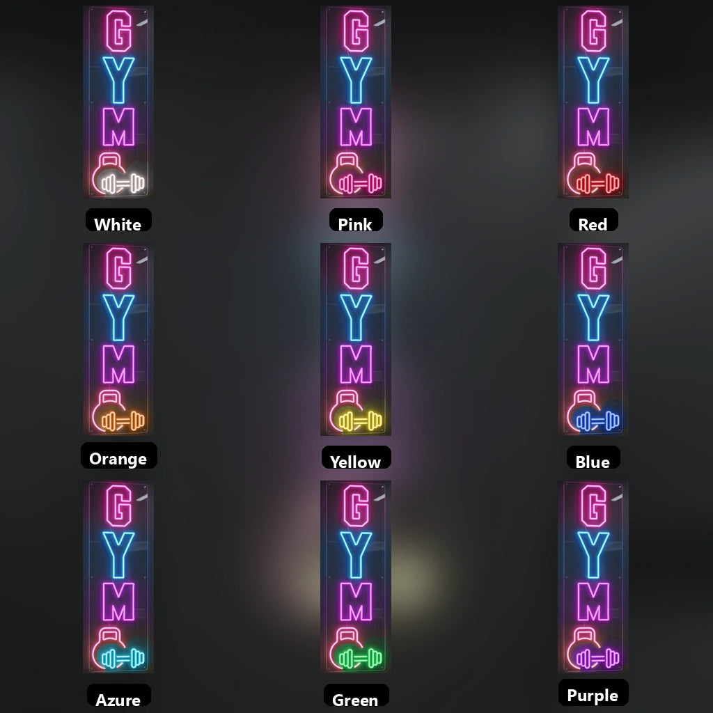 Gym LED Neon Sign Wall Neon Sign - 05 Color Grid
