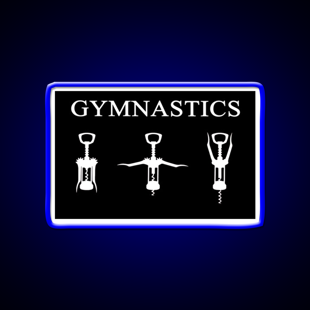 Gymnastics Man Cave Bar Led Neon Sign Rgb Color