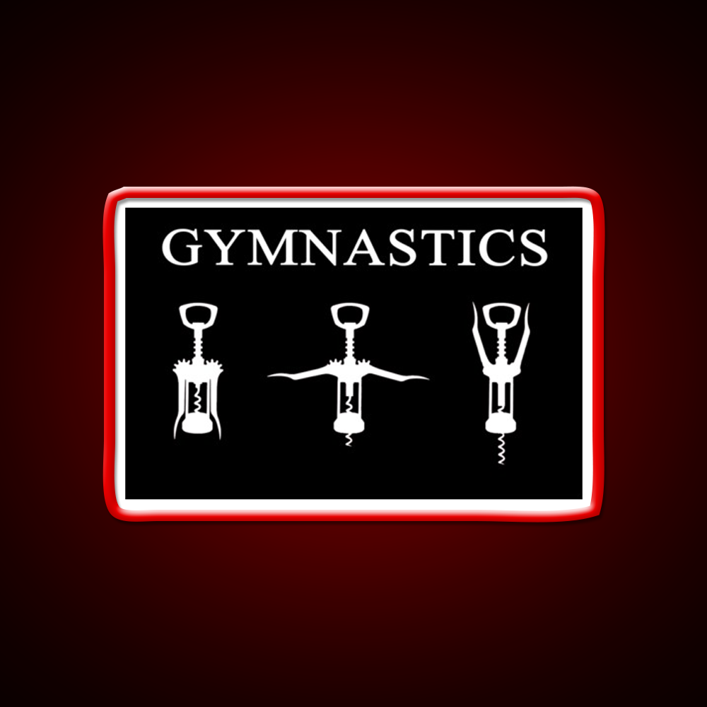 Gymnastics Man Cave Bar Led Neon Sign Rgb Color