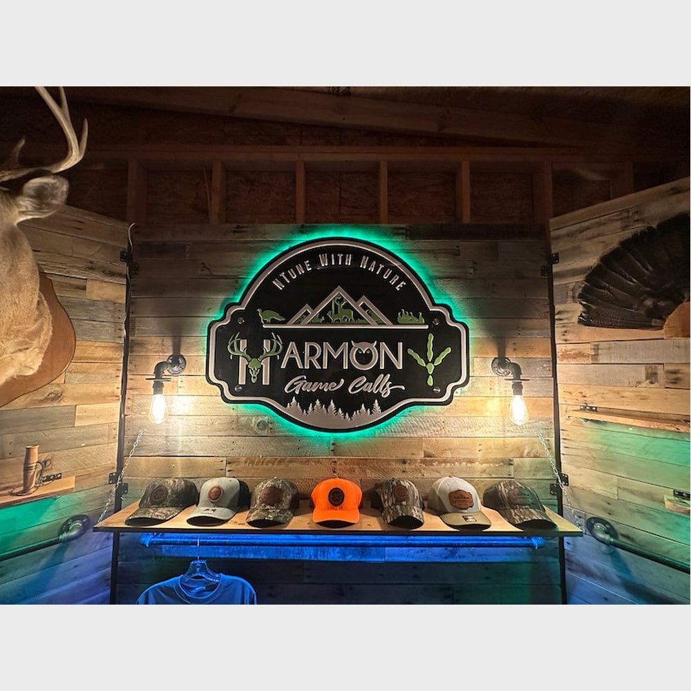 H Armon Grame Calls Acrylic Business Logo Sign - Shineneon