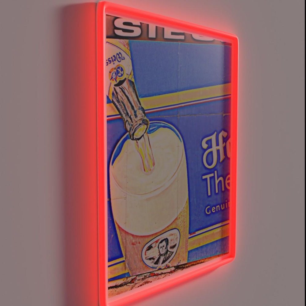 Hacker Pschorr Liquor Store Painting Rgb Led Neon Sign - Shineneon