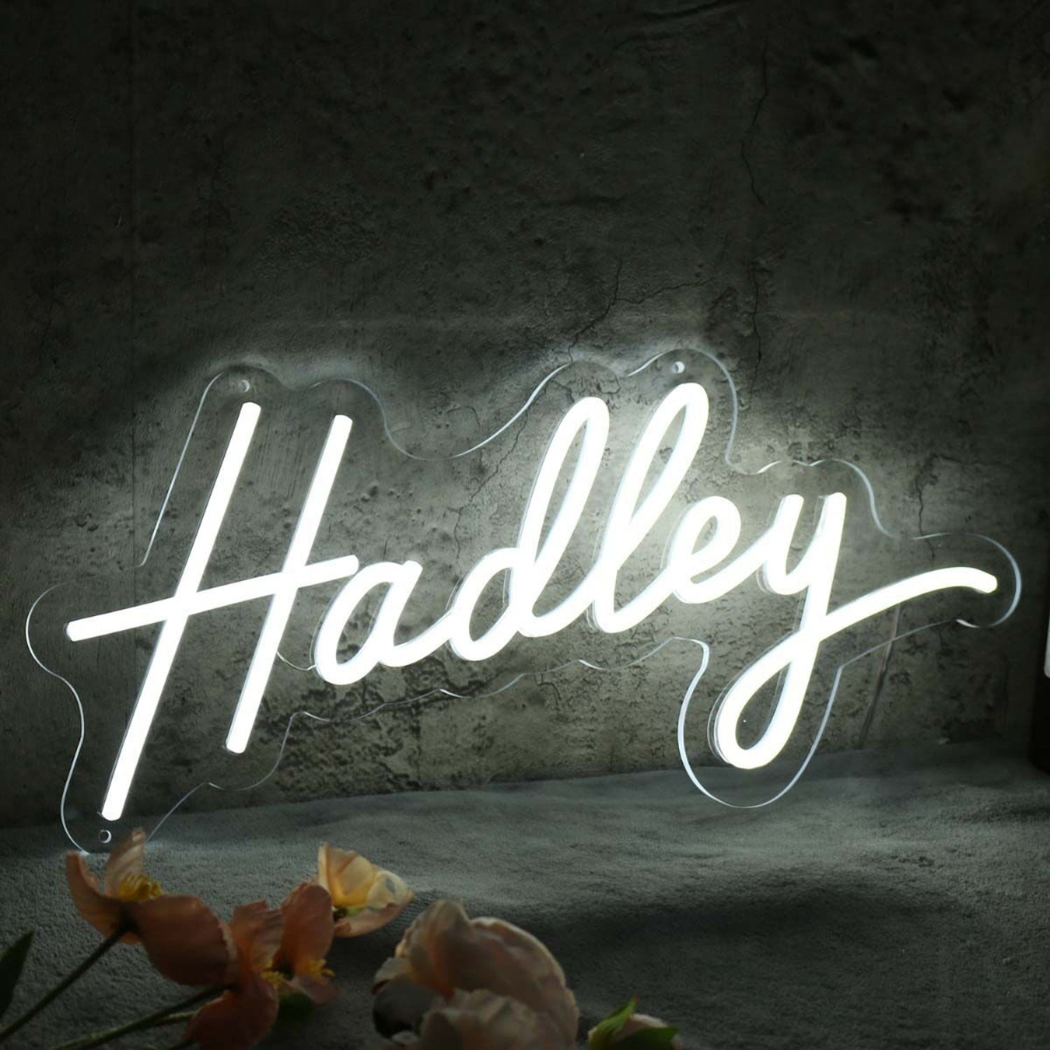 Hadley White Led Neon Sign - Shineneon
