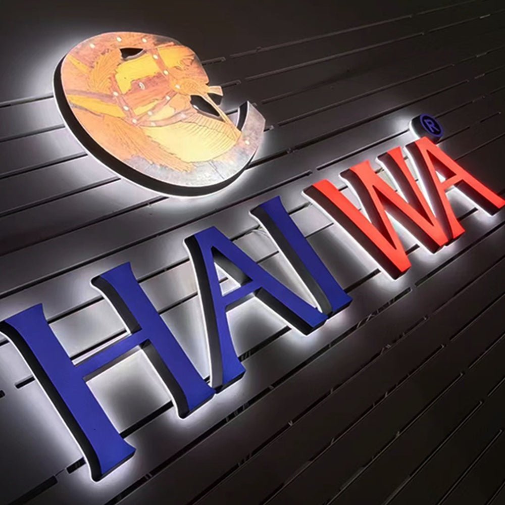 Hai Wa 3D Frontlit And Backlit Channel Letter Led Light Sign - Shineneon