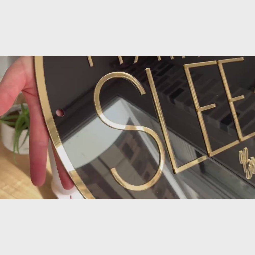 Hair On Sleek Acrylic Business Logo Sign - Shineneon