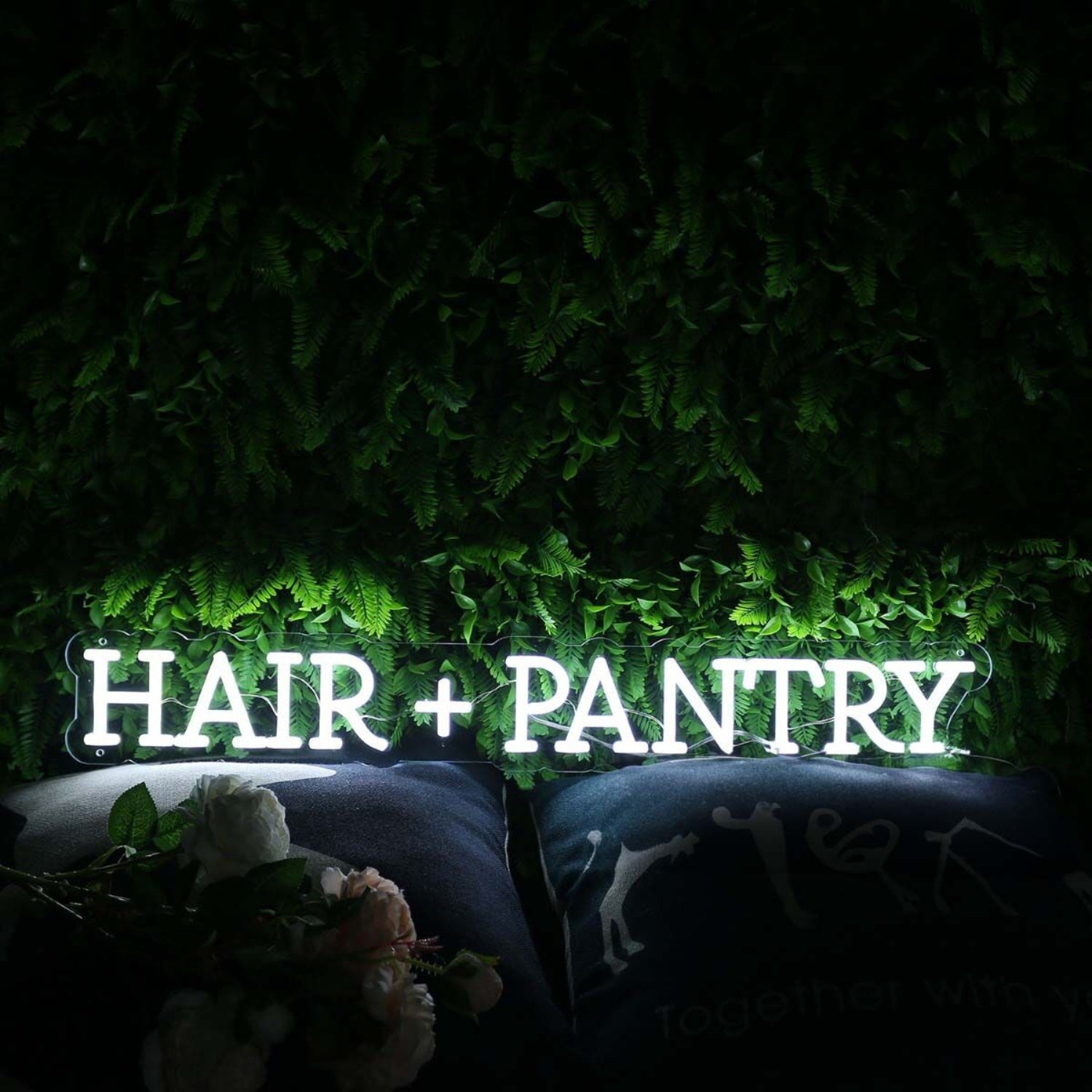 Hair Pantry White Custom Led Neon Sign | Shineneon