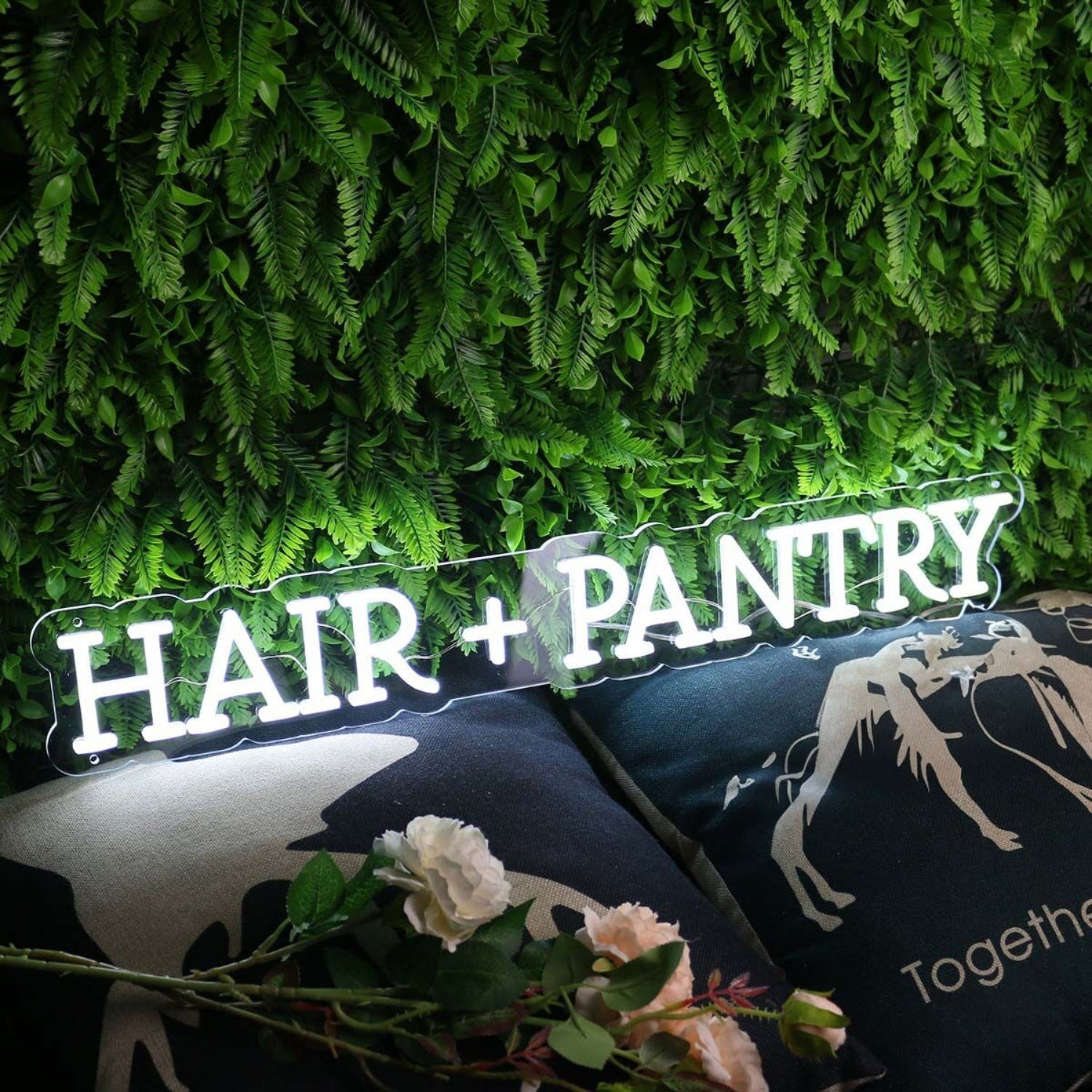 Hair Pantry White Custom Led Neon Sign | Shineneon