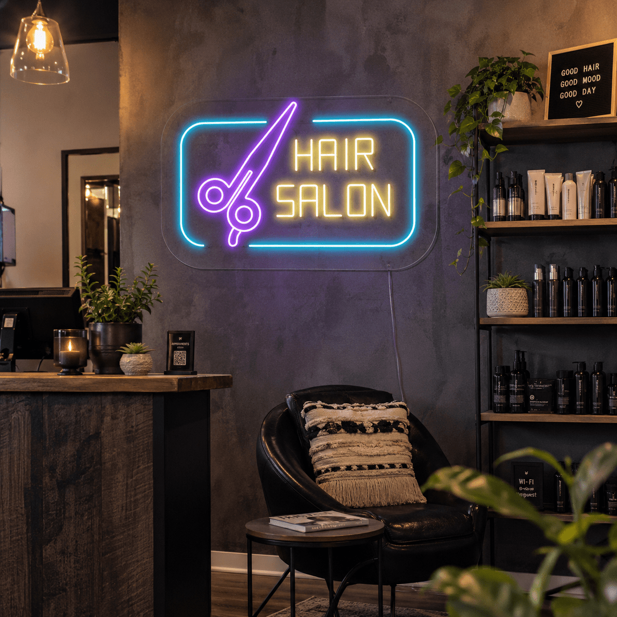 Hair Salon LED Neon Sign Wall Neon Sign - Shineneon