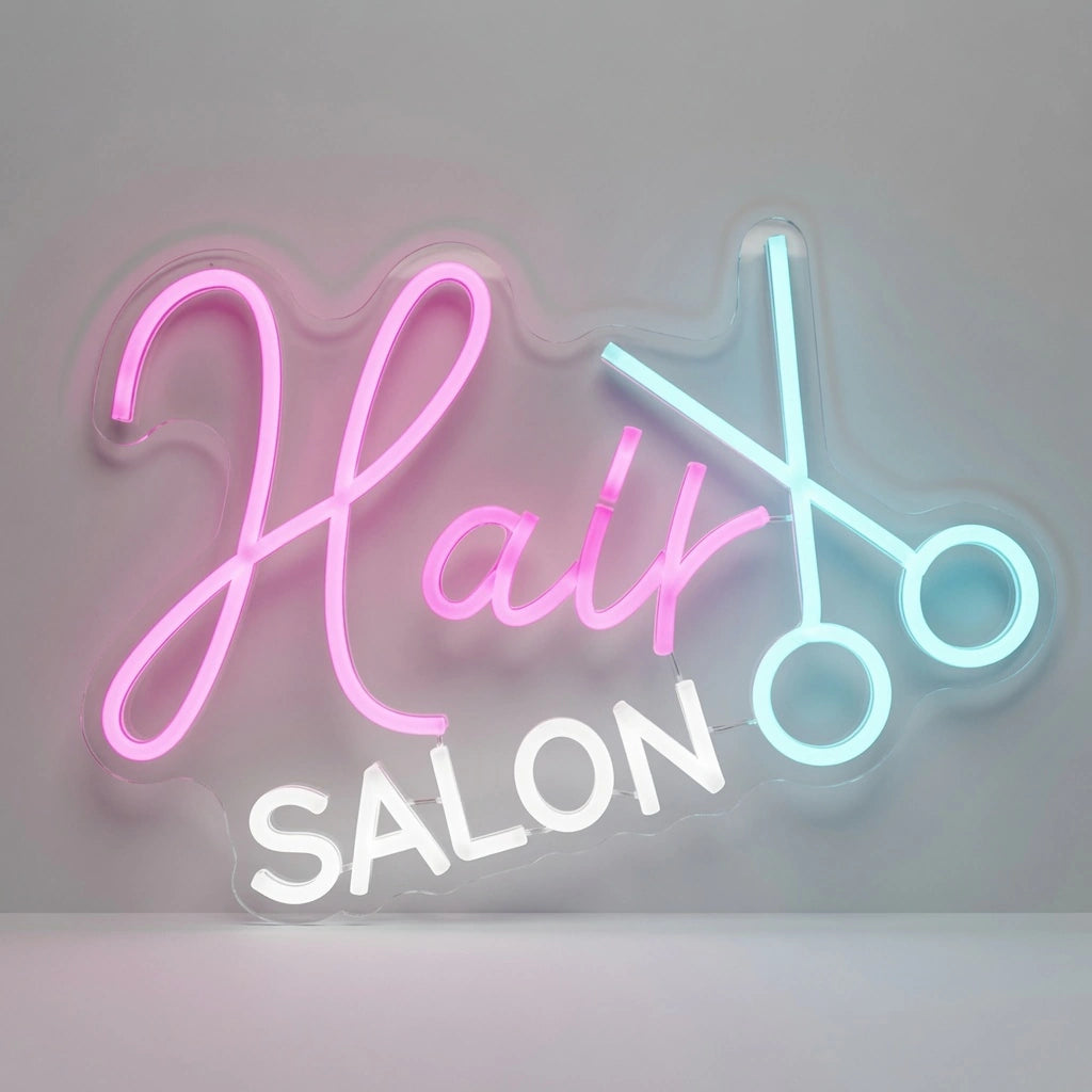Hair Salon Wall Art LED Neon Sign - 01 Original Product Image