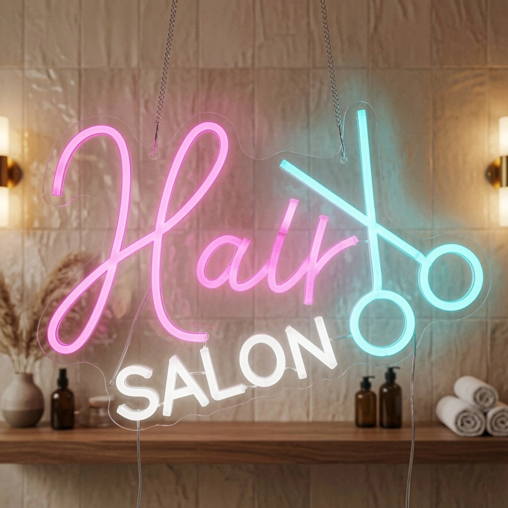 Hair Salon Wall Art LED Neon Sign - 02 High-Converting Product Image