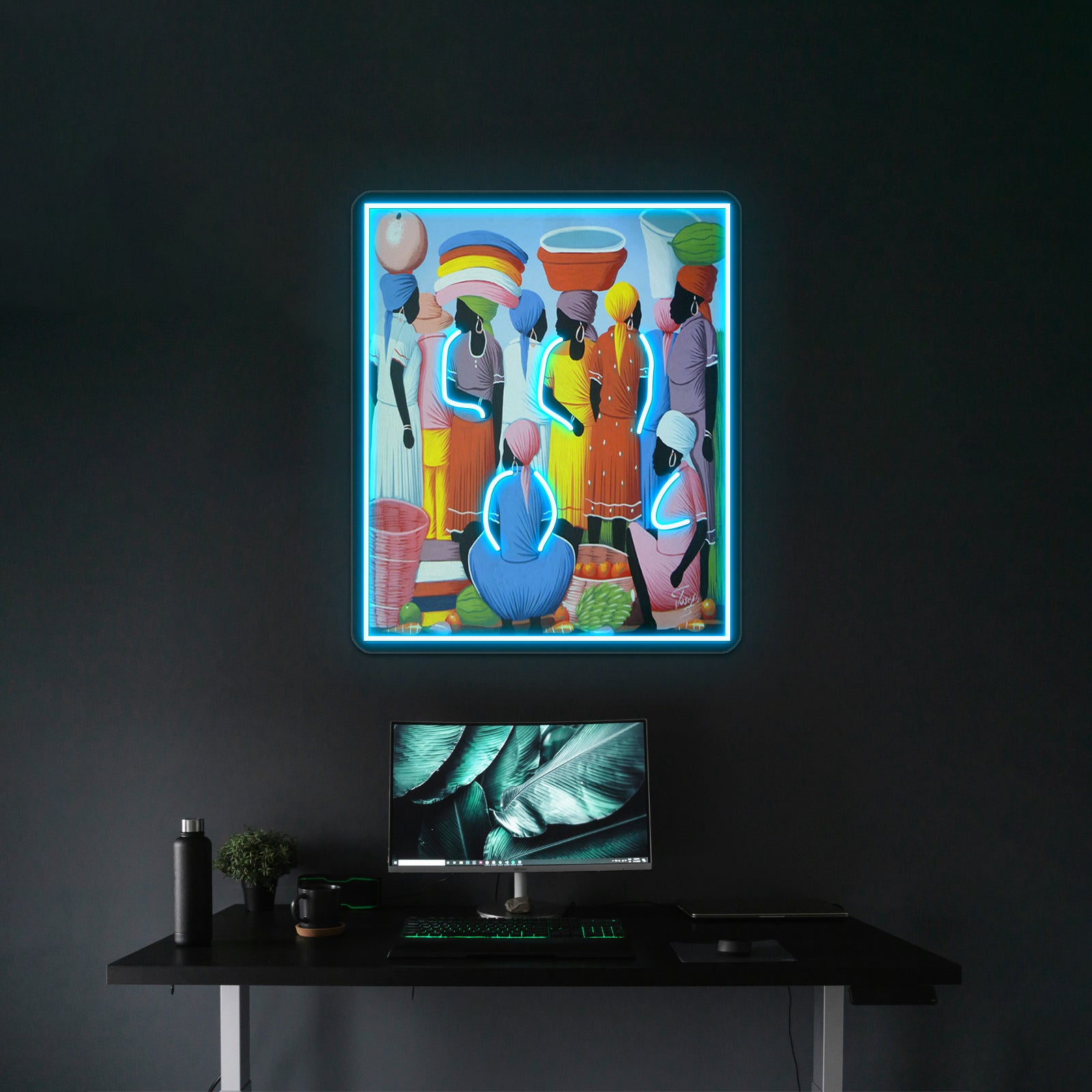 Haiti Print Art Wall Artwork Neon Signs | Shineneon