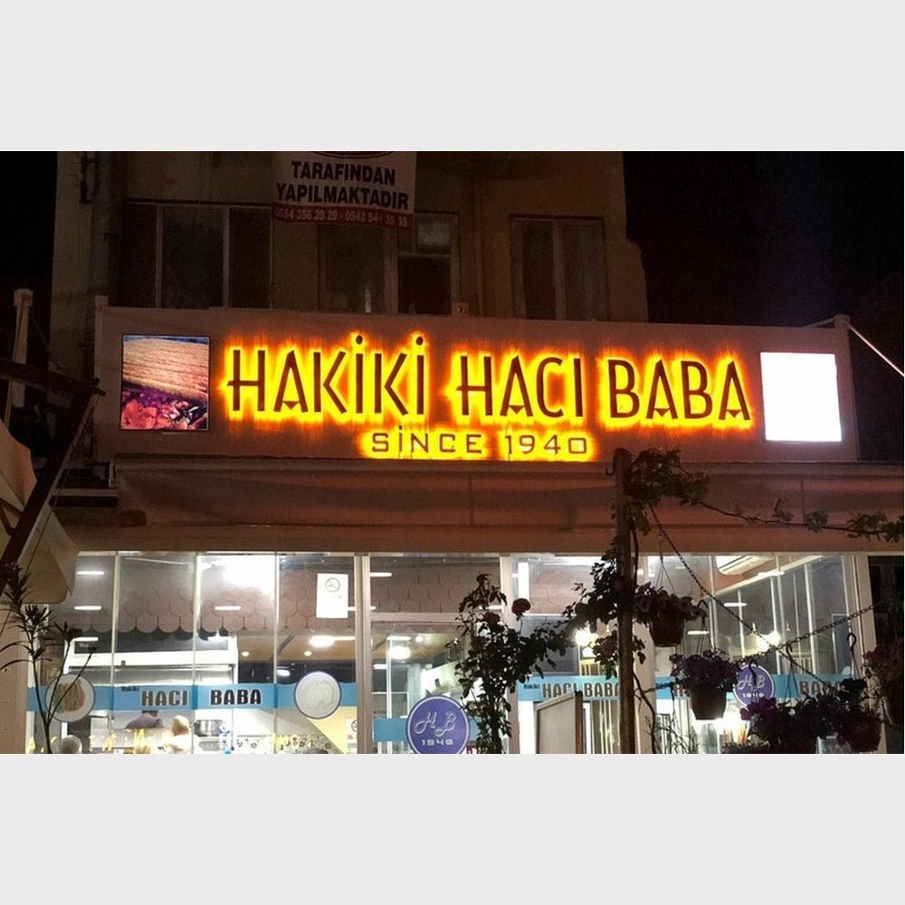 Hakiki Haci Baba 3D Backlit Channel Letters Led Light Sign - Shineneon
