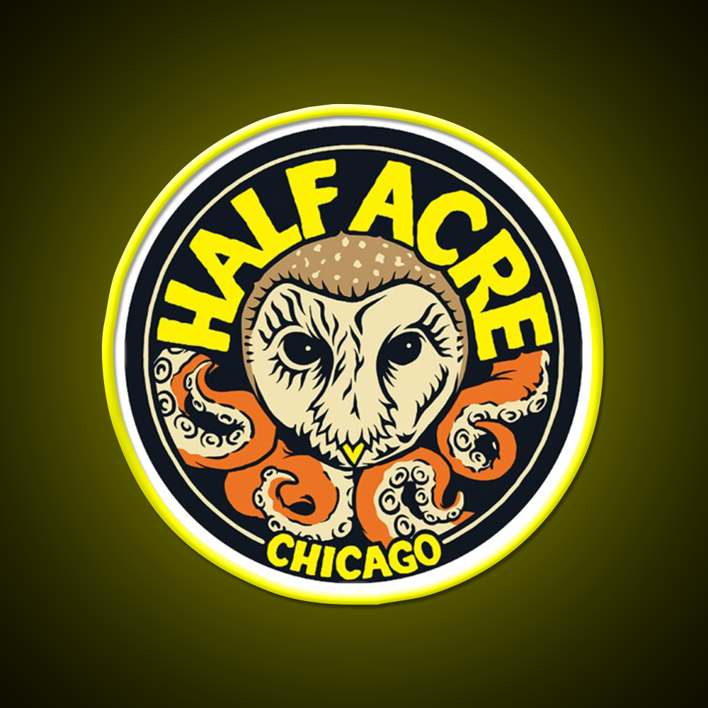 Half Acre Brewing Company Beer Bar Decor Led Neon Sign Rgb Color