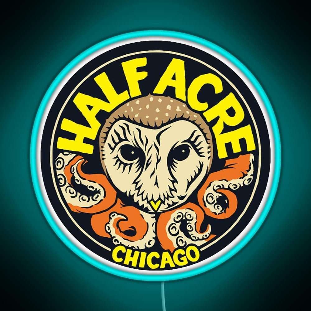 Half Acre Brewing Company Rgb Led Neon Sign Pop Wall Art - Shineneon