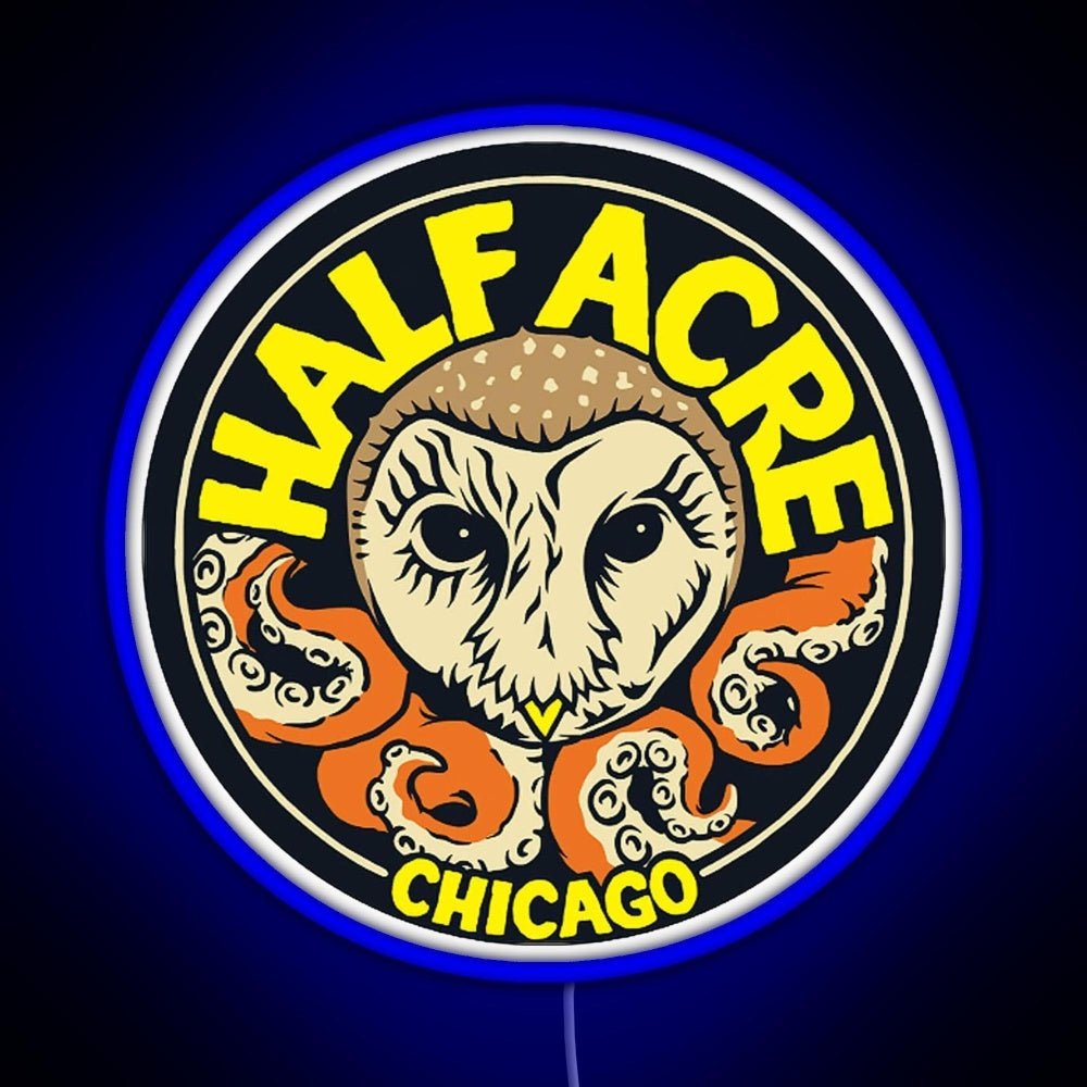 Half Acre Brewing Company Rgb Led Neon Sign Pop Wall Art - Shineneon