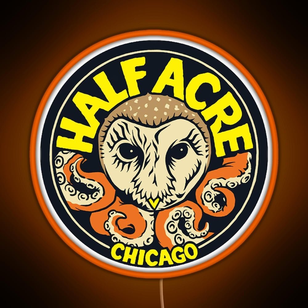 Half Acre Brewing Company Rgb Led Neon Sign Pop Wall Art - Shineneon