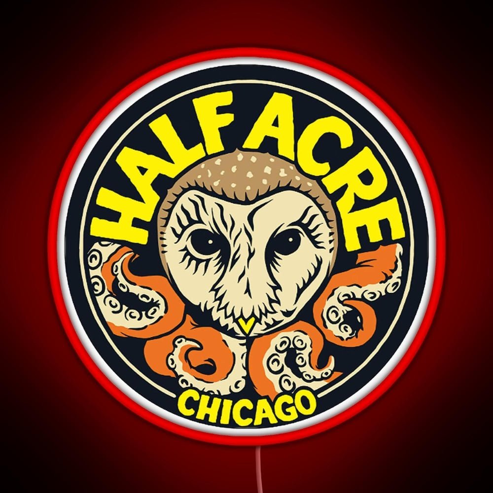 Half Acre Brewing Company Rgb Led Neon Sign Pop Wall Art - Shineneon
