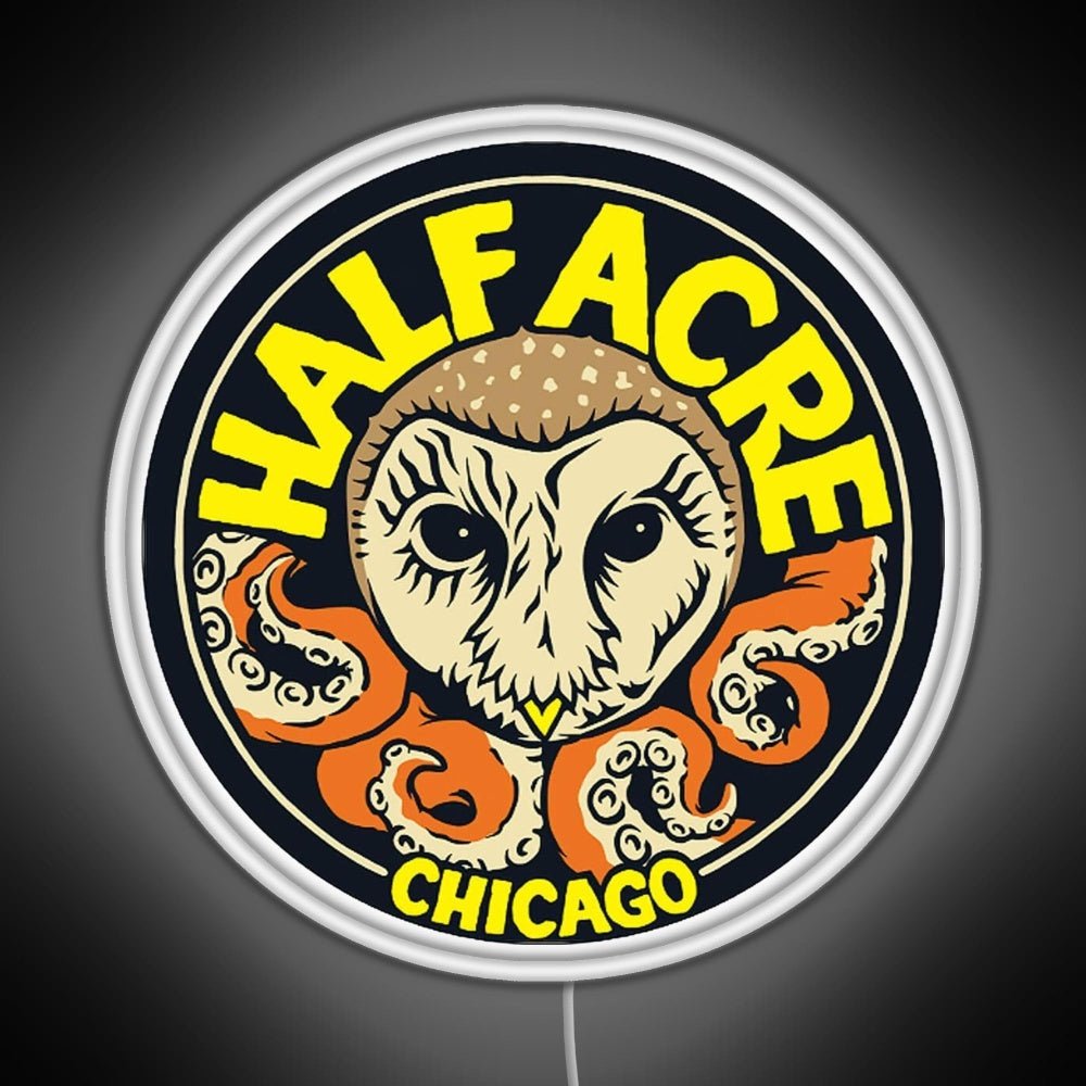 Half Acre Brewing Company Rgb Led Neon Sign Pop Wall Art - Shineneon