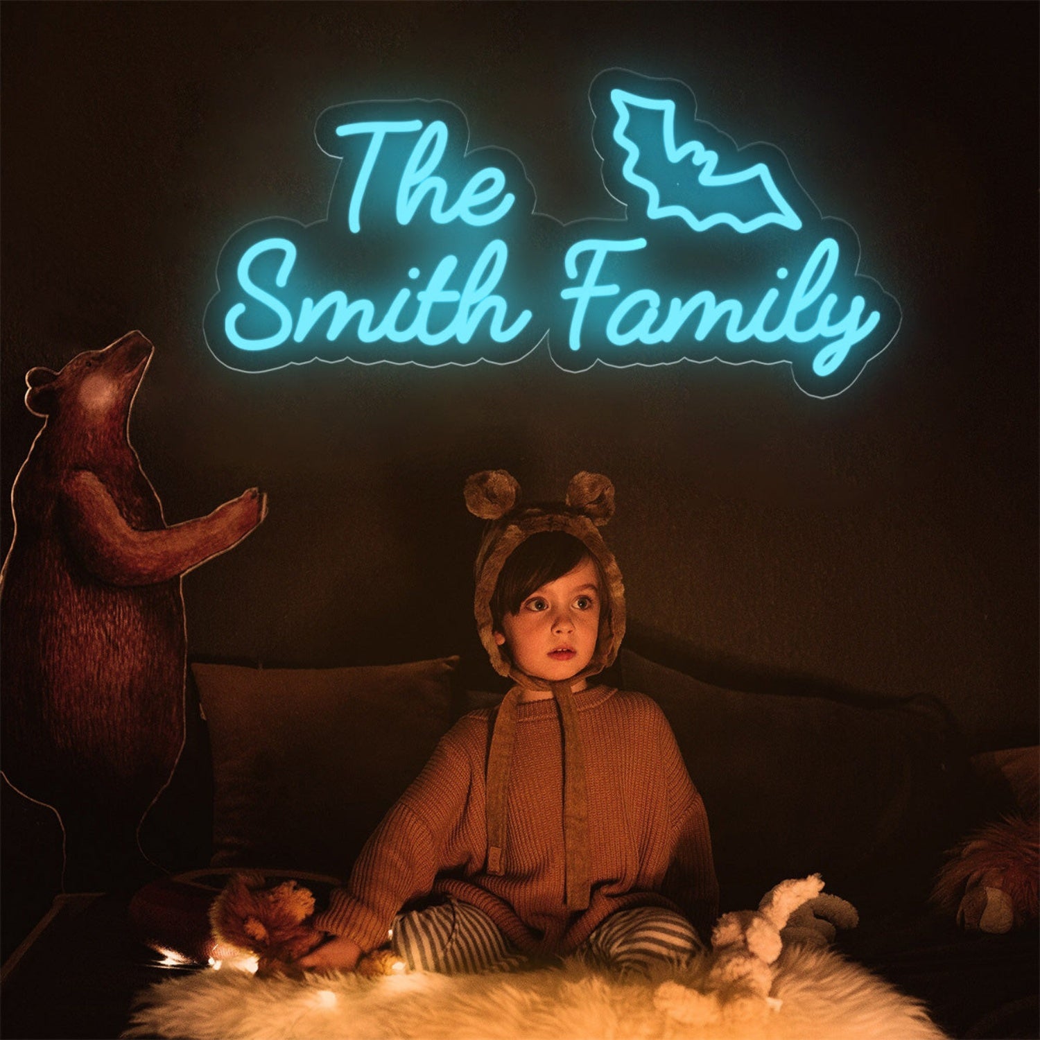 Halloween Bat Custom Name Neon Light Sign | Shineneon