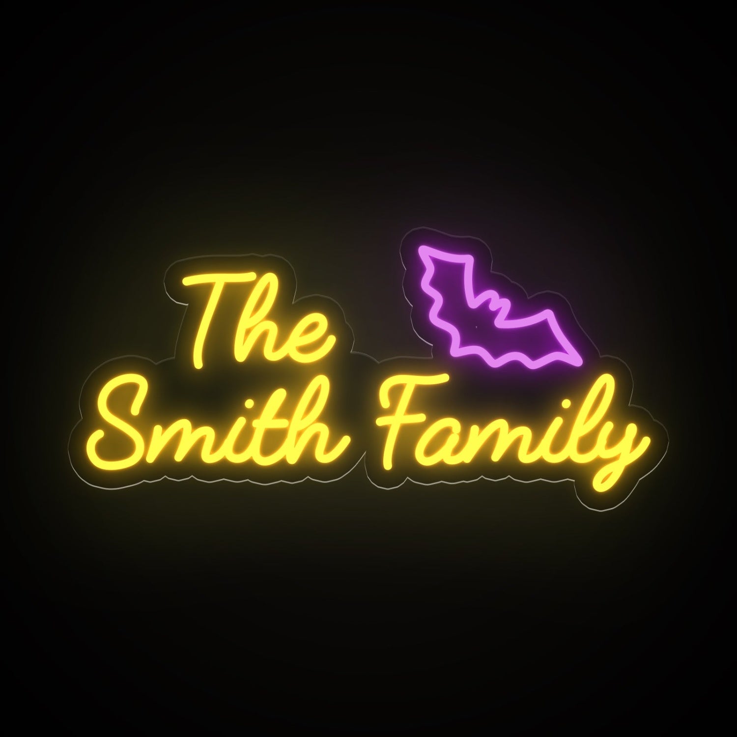 Halloween Bat Custom Name Neon Light Sign | Shineneon