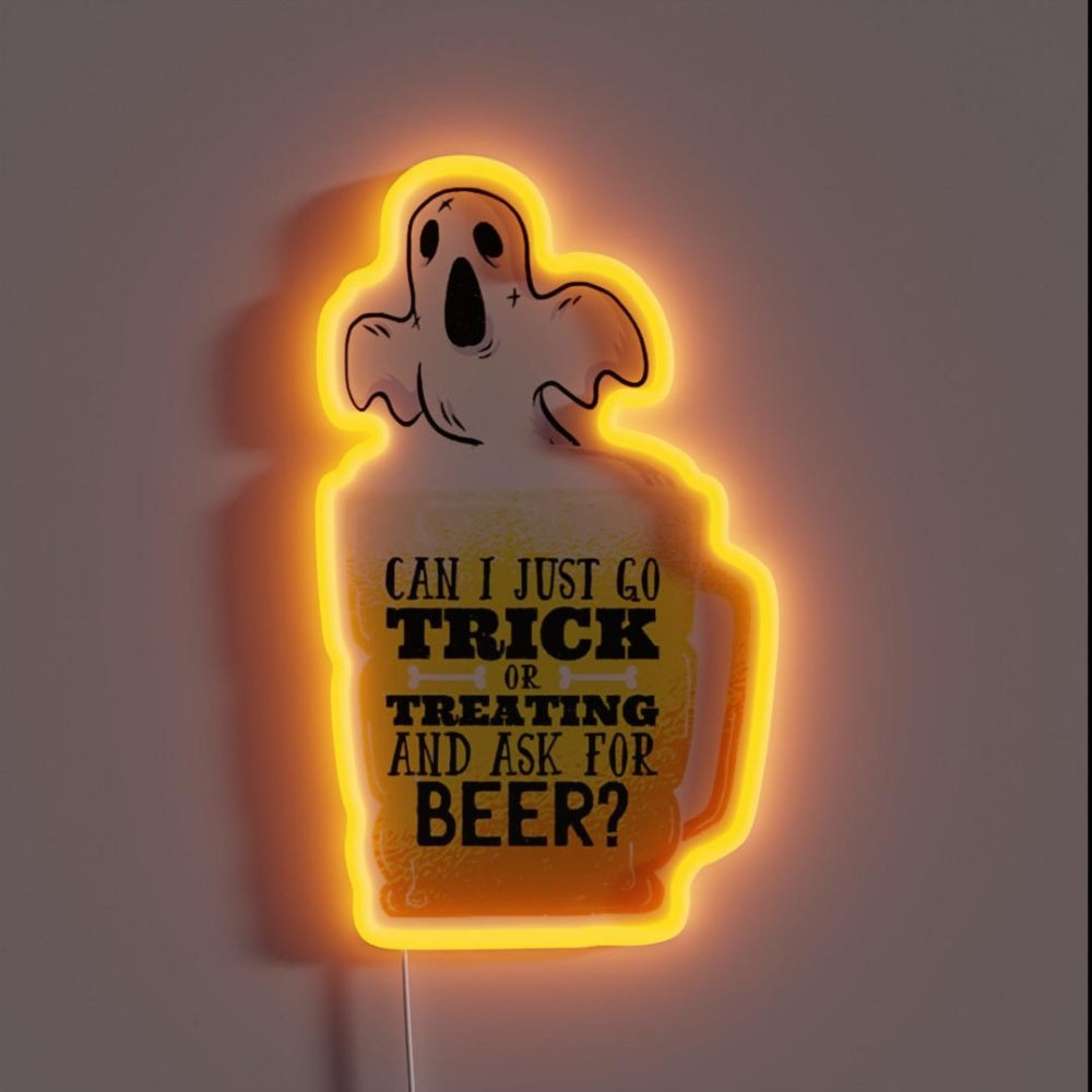 Halloween Beer Rgb Led Neon Sign