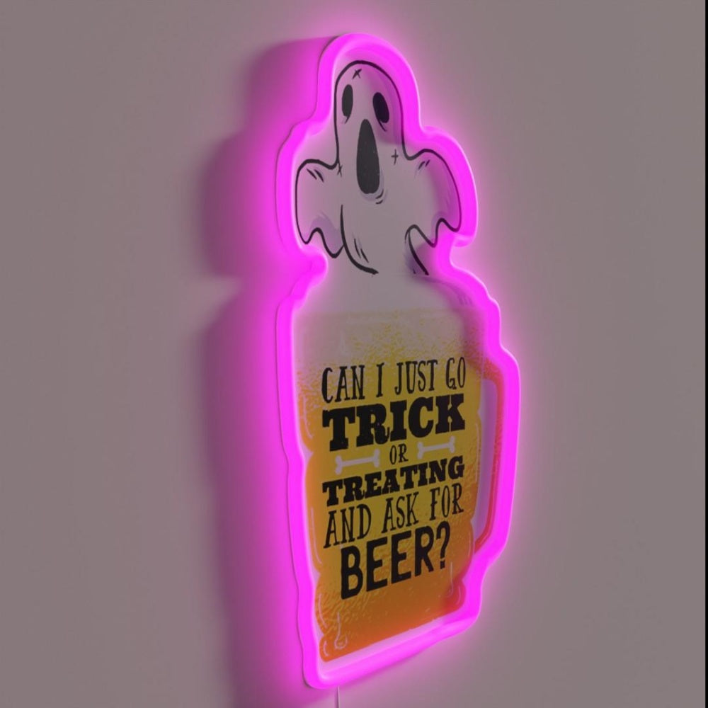 Halloween Beer Rgb Led Neon Sign
