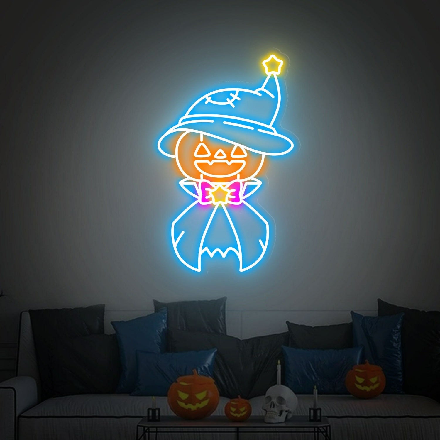 Halloween Celebration With Pumpkin Led Neon Sign | Shineneon