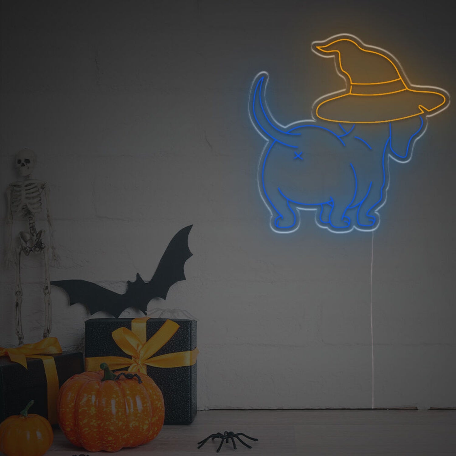 Halloween Dachshund Butt Led Neon Sign | Shineneon
