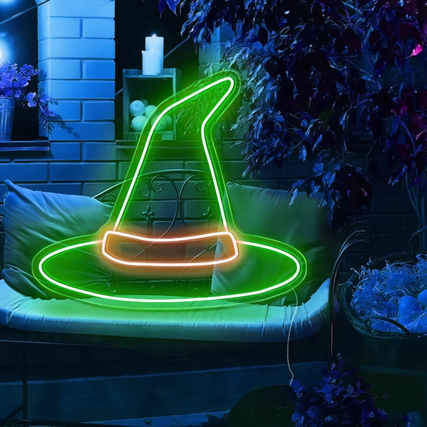 Halloween Decor Hat Neon Sign | Shineneon
