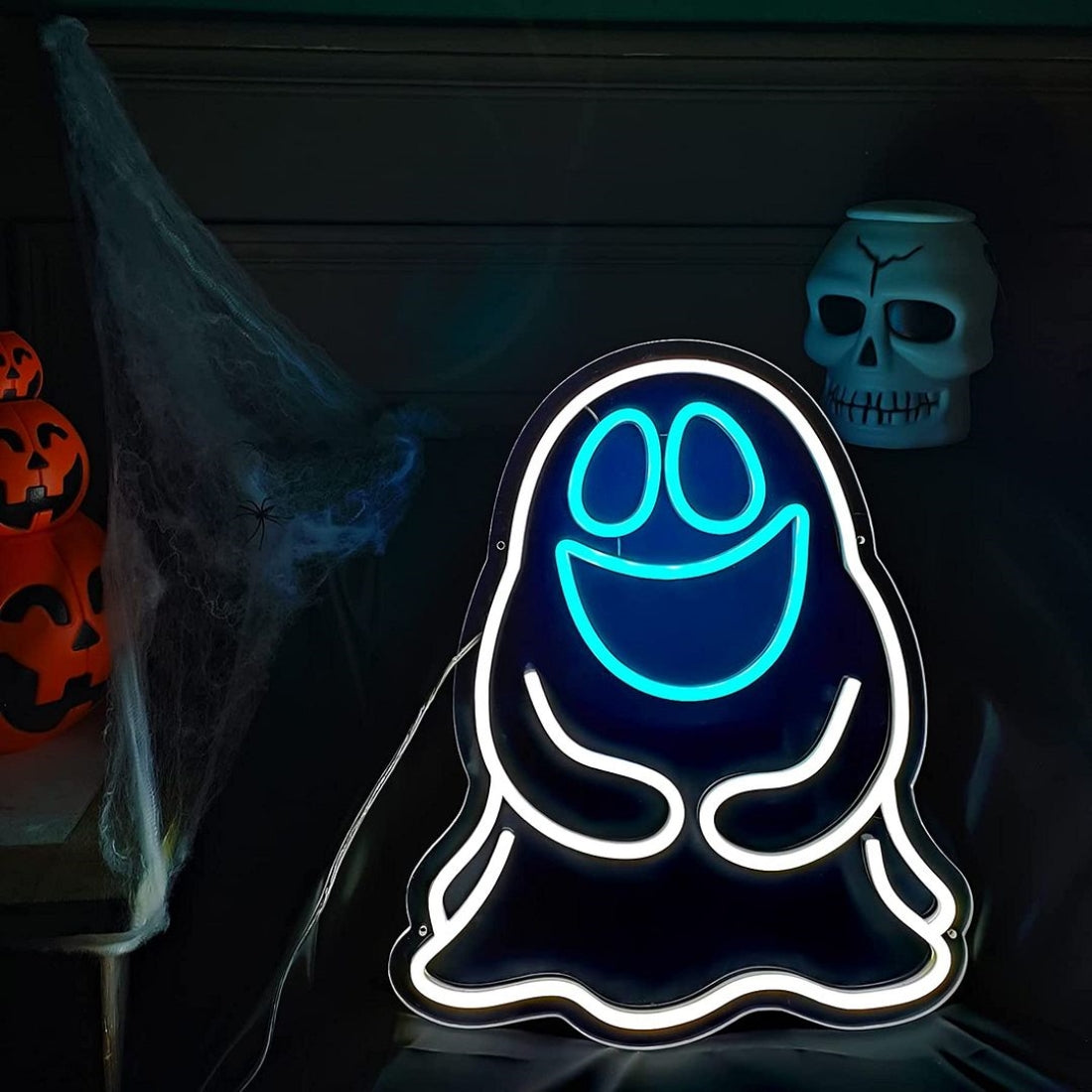 Halloween Ghost Led Sign Business Neon Signs
