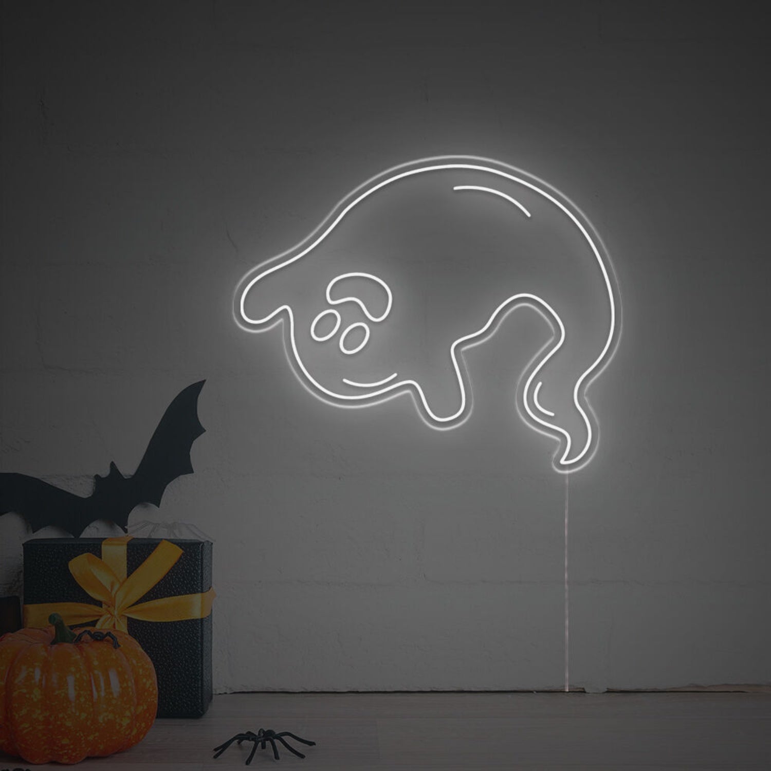 Halloween Happy Ghost Led Neon Sign For Home | Shineneon