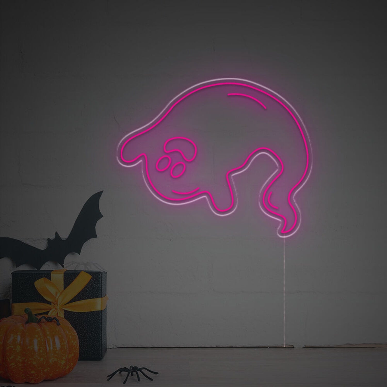 Halloween Happy Ghost Led Neon Sign For Home | Shineneon