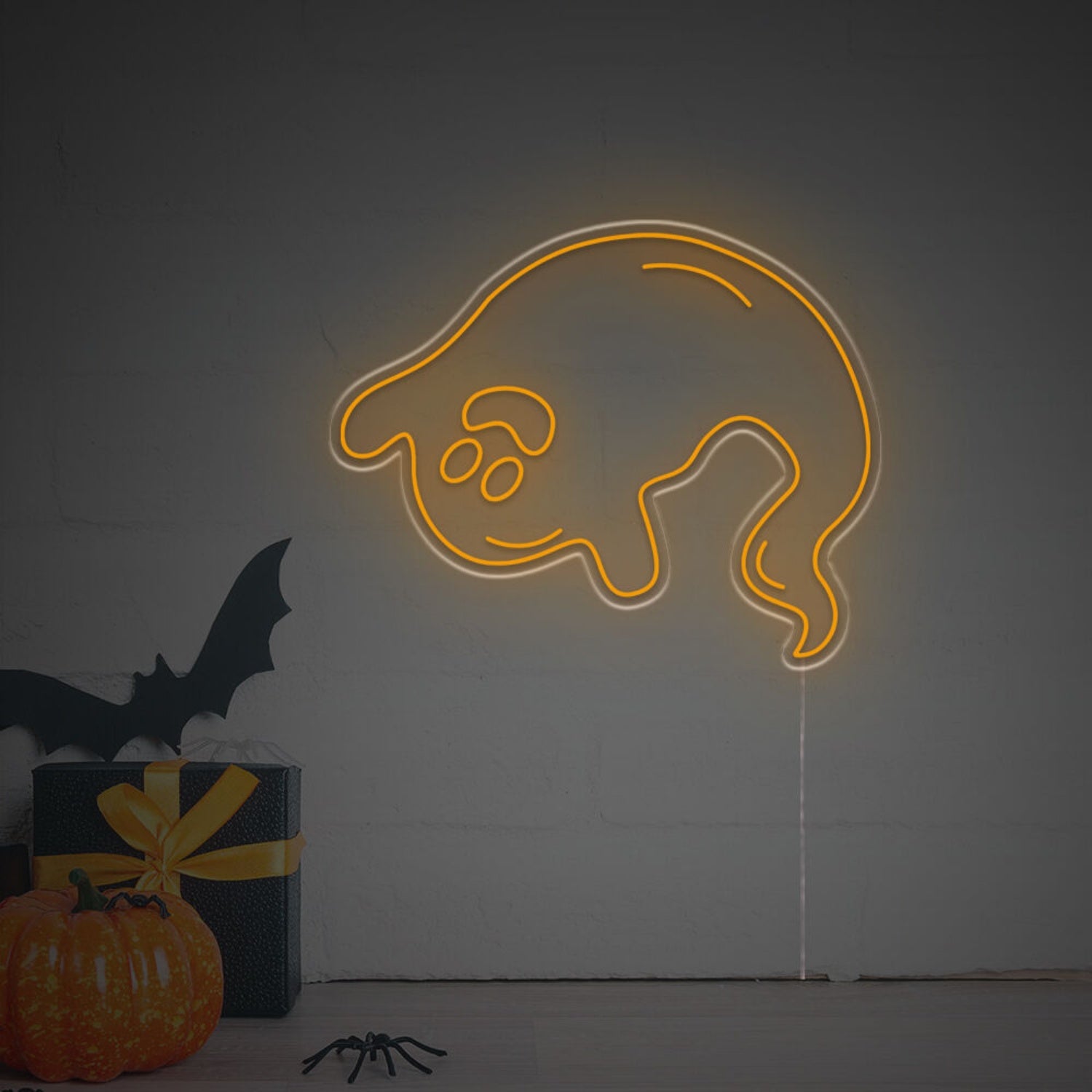 Halloween Happy Ghost Led Neon Sign For Home | Shineneon