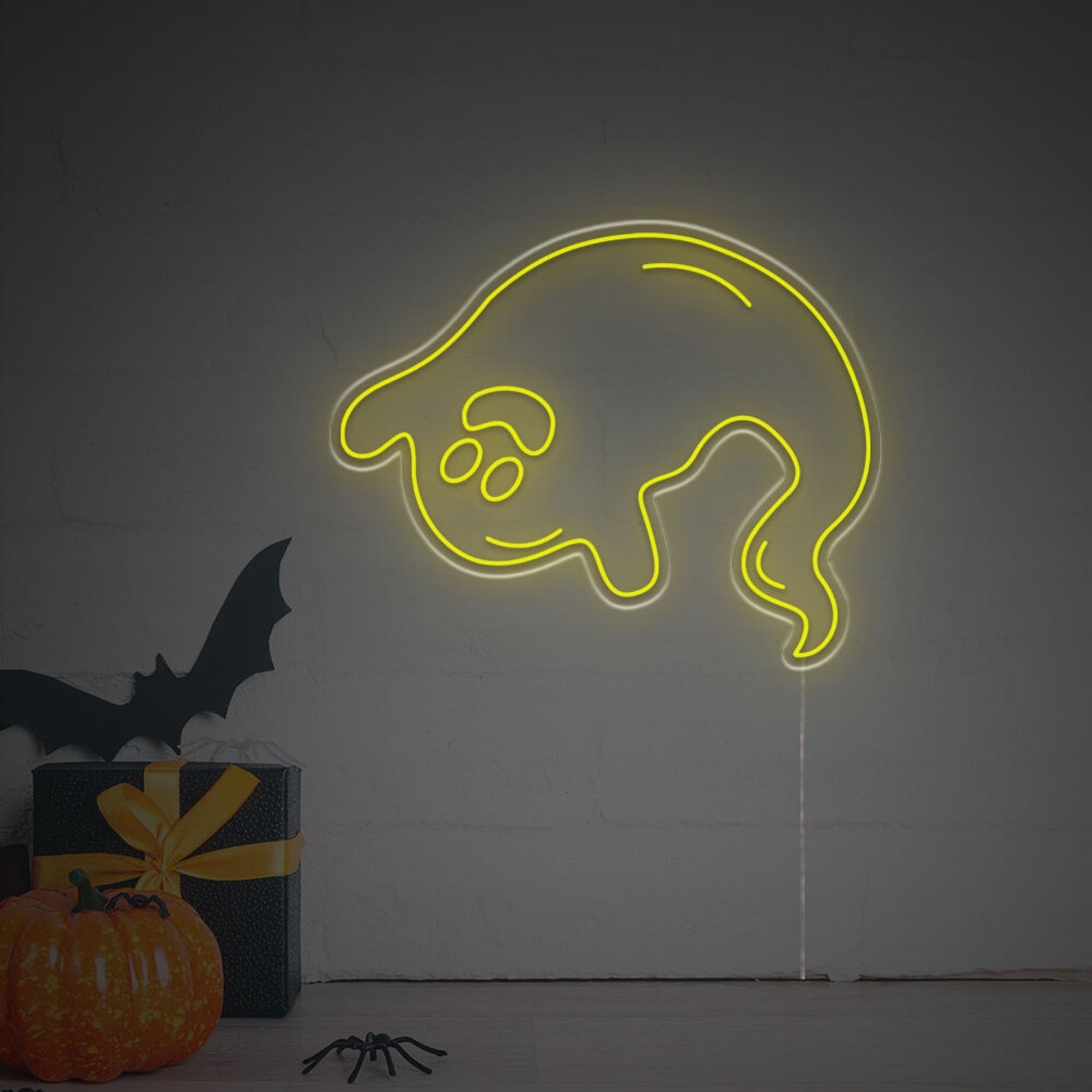 Halloween Happy Ghost Led Neon Sign For Home | Shineneon